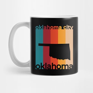 Oklahoma City Oklahoma Retro Mug